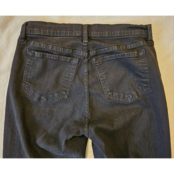 NYDJ Not Your Daughters Jeans Womens 6 Black Straight Denim 28 x 31 - Picture 6 of 14